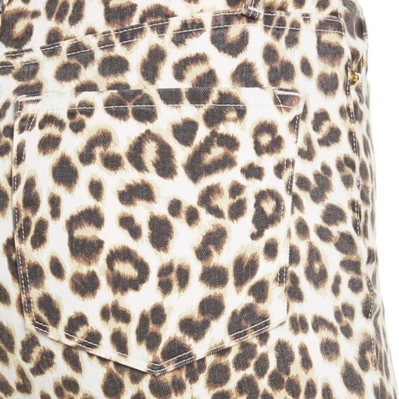 Frame Jeans Ali Leopard Print High Waist Skinny 29 - Picture 6 of 12